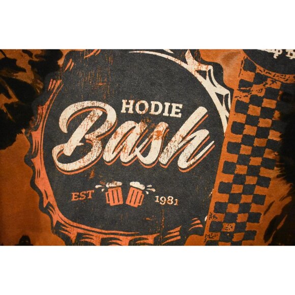 Unisex Black Craft Cheap Trick Hode Bash 2023 Custom Bleach Dye T-shirt Size L - Picture 5 of 9